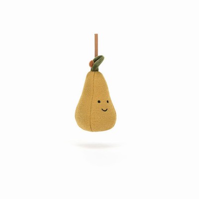 Jellycat Festive Folly Pear USA | 17283YZBU